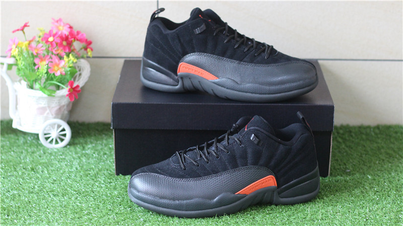 Air Jordan 12 Retro Low Olive Black Max Orange